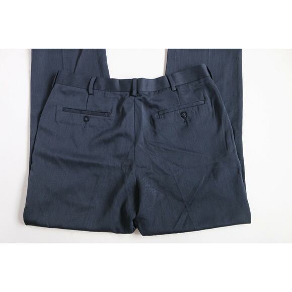 Axist 36x29 Navy Blue Flat Front Dress Pants ULTRA CLEAN - Picture 3 of 5